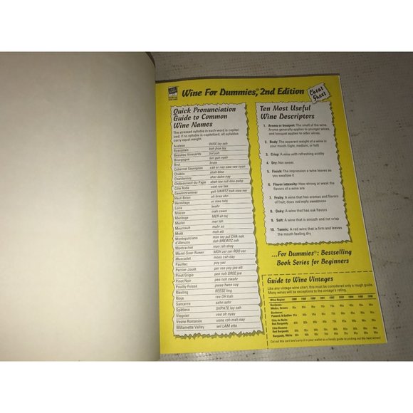 Wine for Dummies Mary Ewing-Mulligan and Ed McCarthy book - Picture 4 of 14